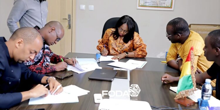 Signature de contrat de financement avec le FODA